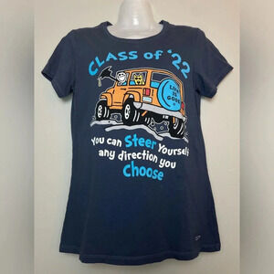 Life Is Good Blue Tee ATV Class Of 22  Women Size Small